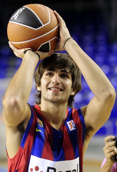 Ricky Rubio, selected fifth in the NBA draft, spurned Minnesota.  (Associated Press / The Spokesman-Review)