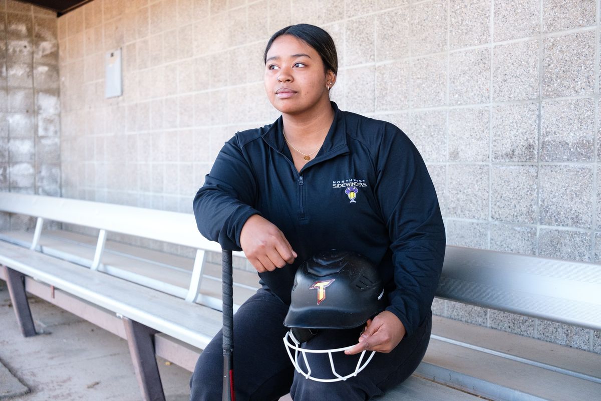 University senior pitcher and infielder Maliyah Mann has high hopes for her Titans this spring.  (Madison McCord/For The Spokesman-Review)