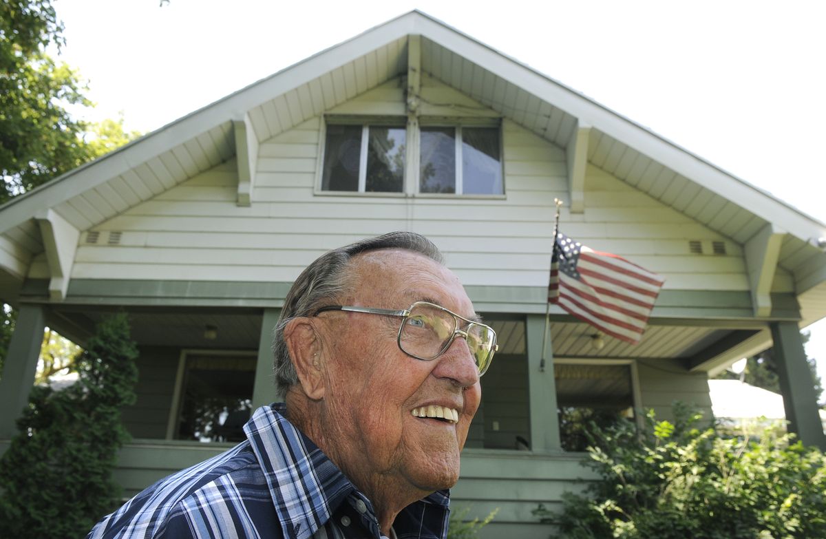 Mike Oswald grew up in and still owns his childhood house in Airway Heights on Flint Road. The house was built in 1918.  (Dan Pelle / The Spokesman-Review)