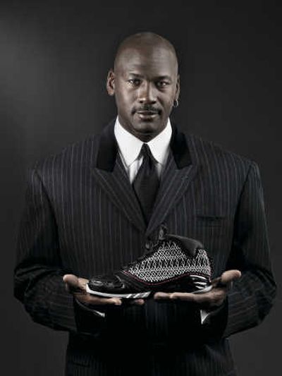 
In a photo released by Nike, Michael Jordan poses with the new Air Jordan XX3 basketball shoe. Associated Press
 (Associated Press / The Spokesman-Review)