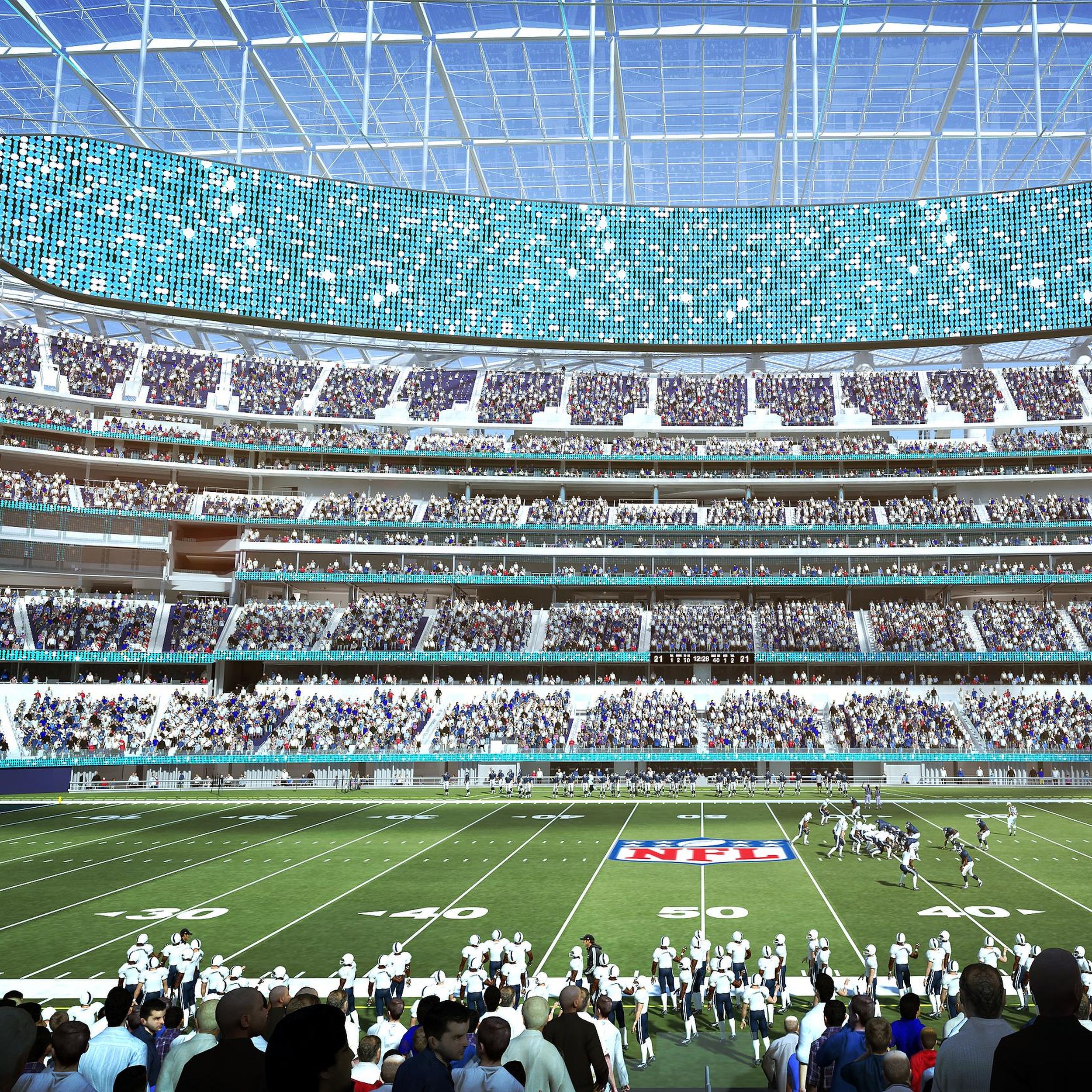 Rams, Chargers ready to sell best seats at new stadium