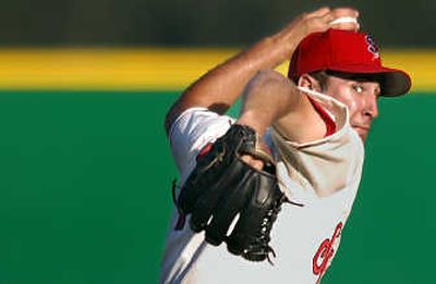 Spokane Indians starter Michael Kirkman settled down after a tough first inning and gave his team a chance to rally for a victory. Photos by Christopher Anderson
(Photos by Christopher Anderson / The Spokesman-Review)