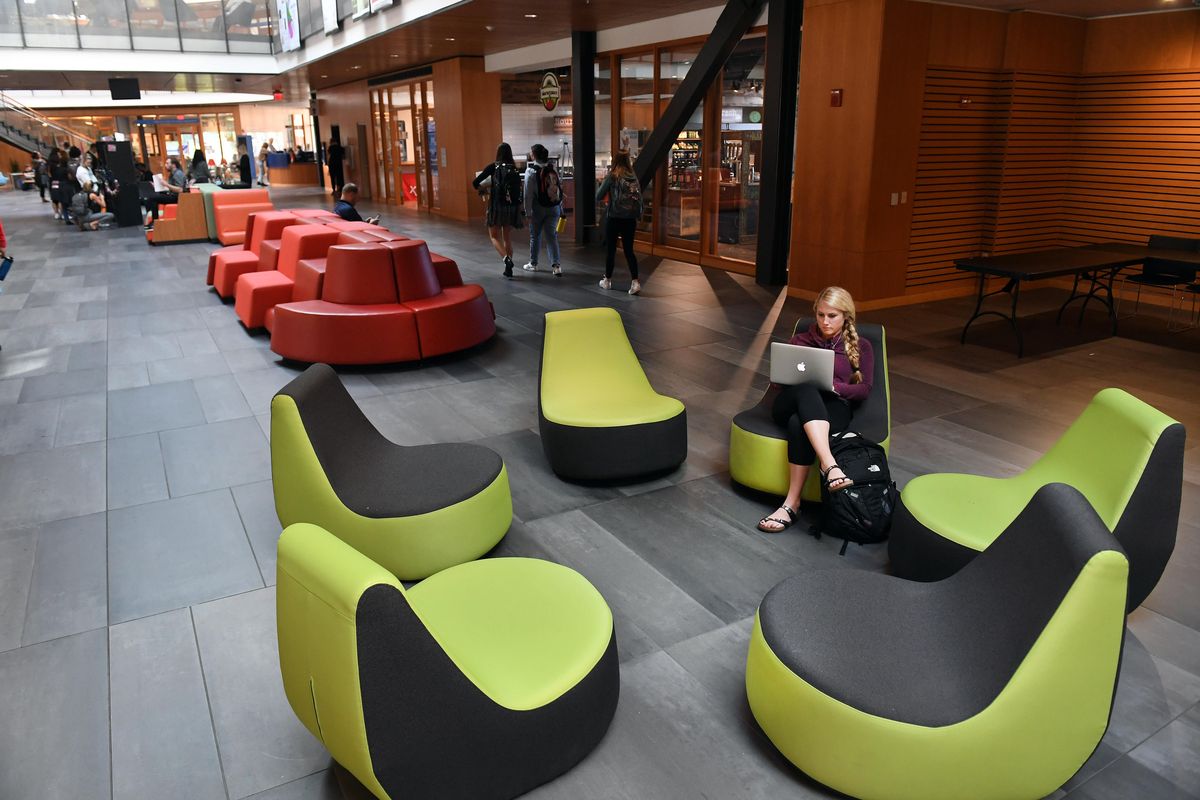 Students at Gonzaga have started a petition because they do not like the new furniture that was put into the John J. Hemmingson Center. (Colin Mulvany / The Spokesman-Review)