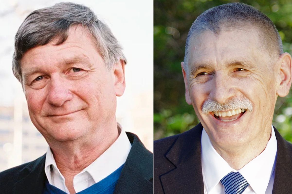 Former Spokane County Treasurer and state representative Rob Chase, a Republican, and longtime Kaiser Aluminum employee and union advocate Ted Cummings, a Democrat, are vying for an open representative seat in eastern Spokane County.  ((Courtesy of the candidates))