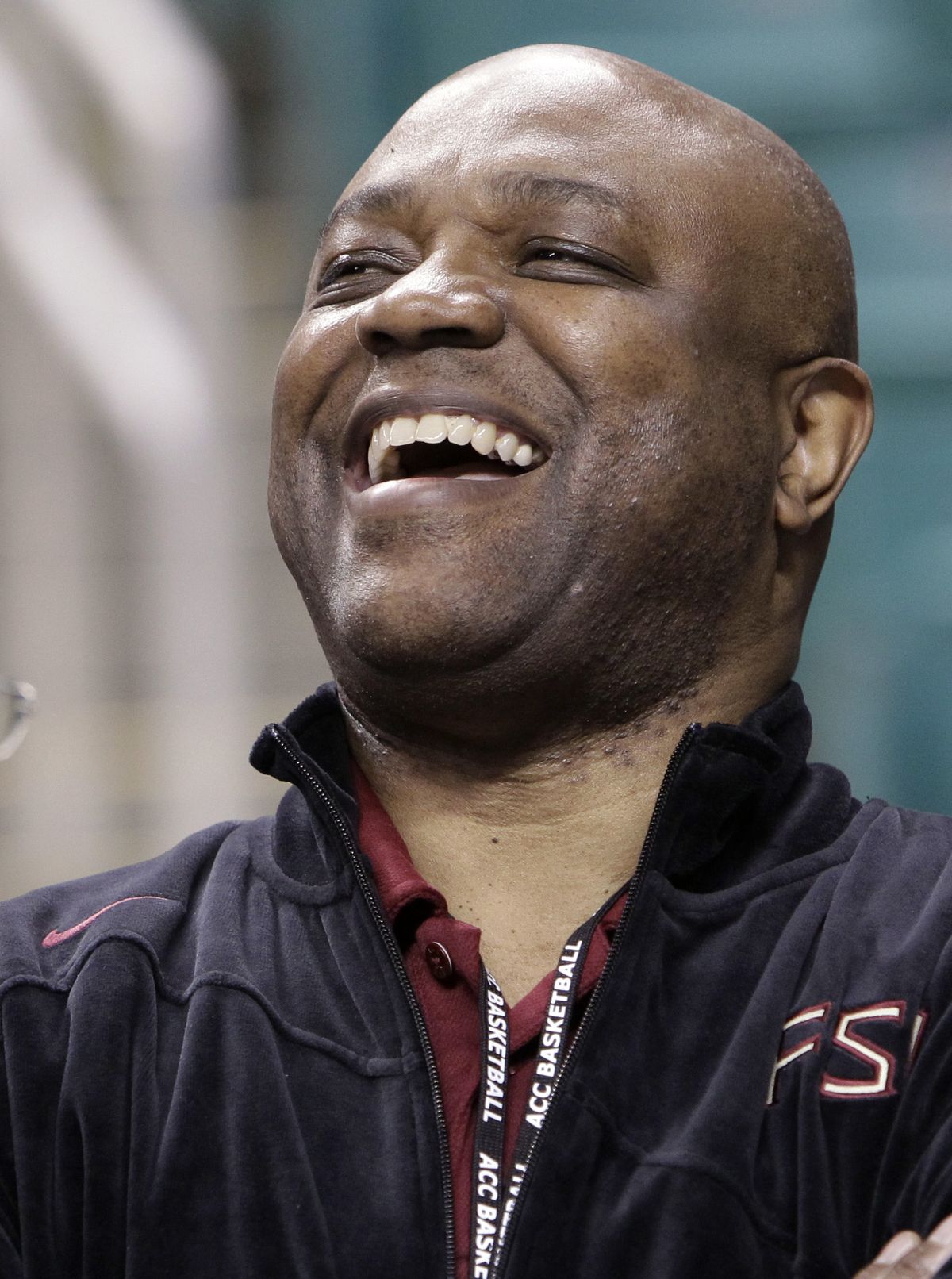 The defense played by his Seminoles makes Florida State coach Leonard Hamilton smile a lot.  (Associated Press)