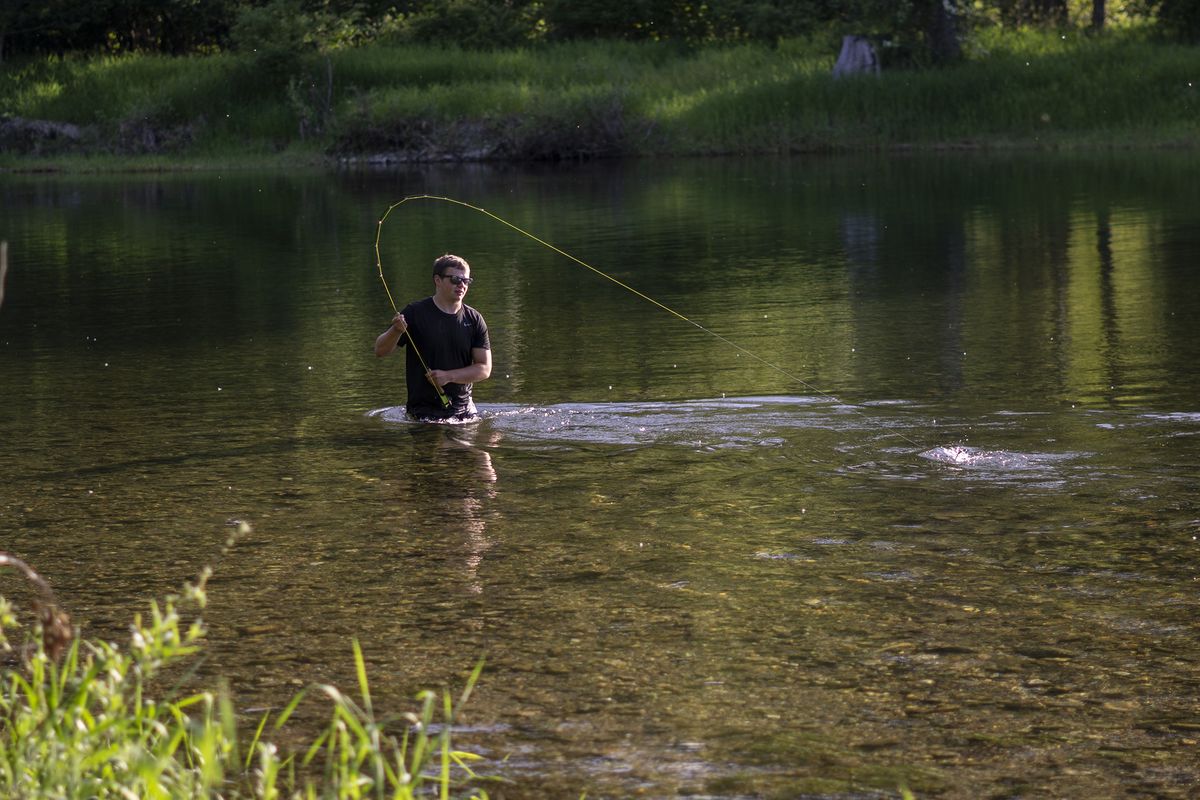 Hooked: Fly fishing on the St. Joe River teaches patience for soon-to-be  father