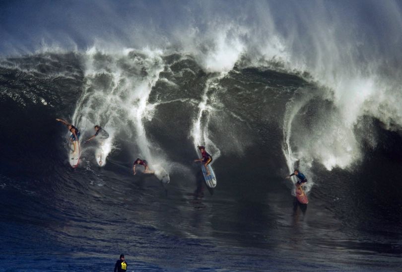 Caught this wave yesterday at North Shore! Last big swell of the