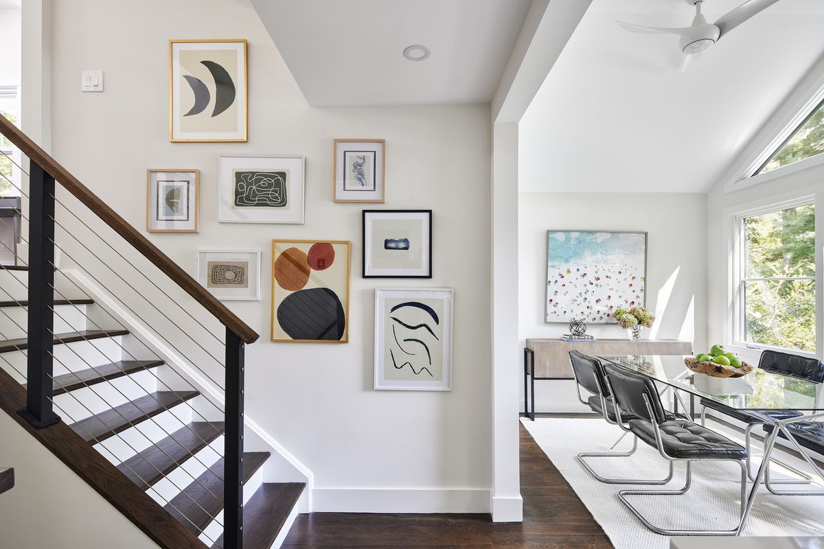 Gallery walls can help to take the place of oversized art pieces.  (Courtesy photo)