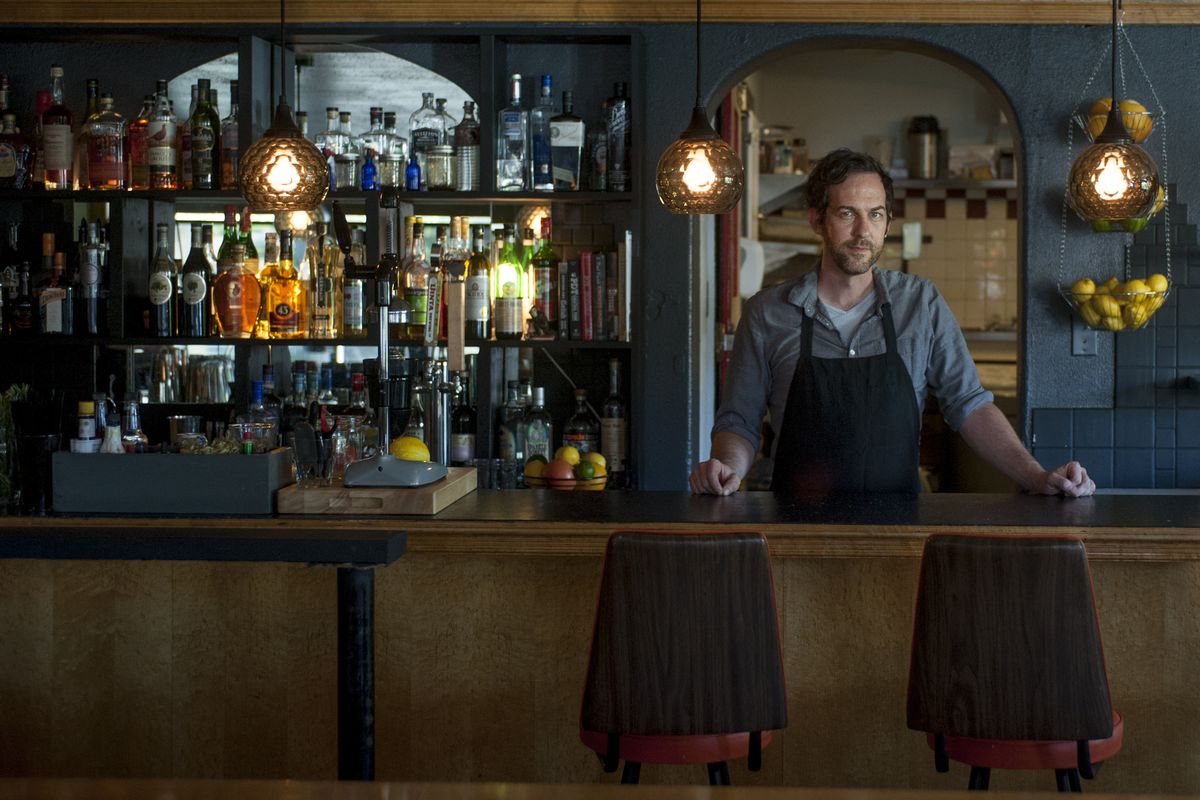 Owner Tony Brown opened his new restaurant, Ruins, on July 23. Brown also owns nearby sandwich cafe Stella’s. (Tyler Tjomsland)