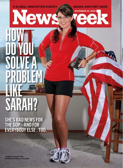 In the November 23 issue of Newsweek (on newsstands Monday, November 16): How Do You Solve a Problem Like Sarah? She�s Bad News for the GOP - And For Everybody Else Too. Evan Thomas looks at the impact of Sarah Palin on politics. And Christopher Hitchens writes about Palin�s base appeal. Plus: Global Innovation Survey by Intel/Newsweek that shows Americans have real doubts about their ability to maintain their edge in innovation and Fareed Zakaria on whether America has lost its ingenuity.  (PRNewsFoto/NEWSWEEK) (Newsweek)