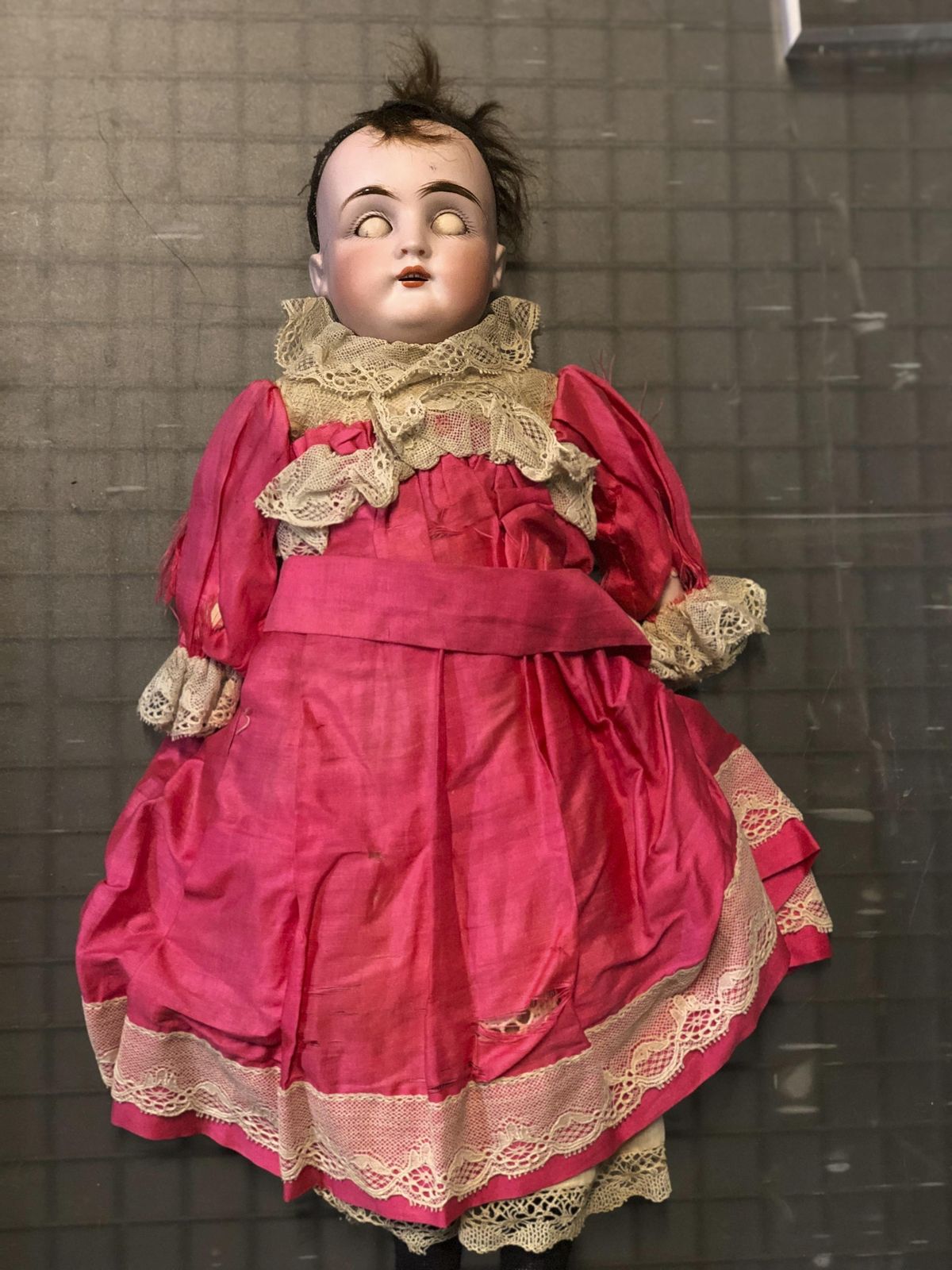 creepy wooden doll