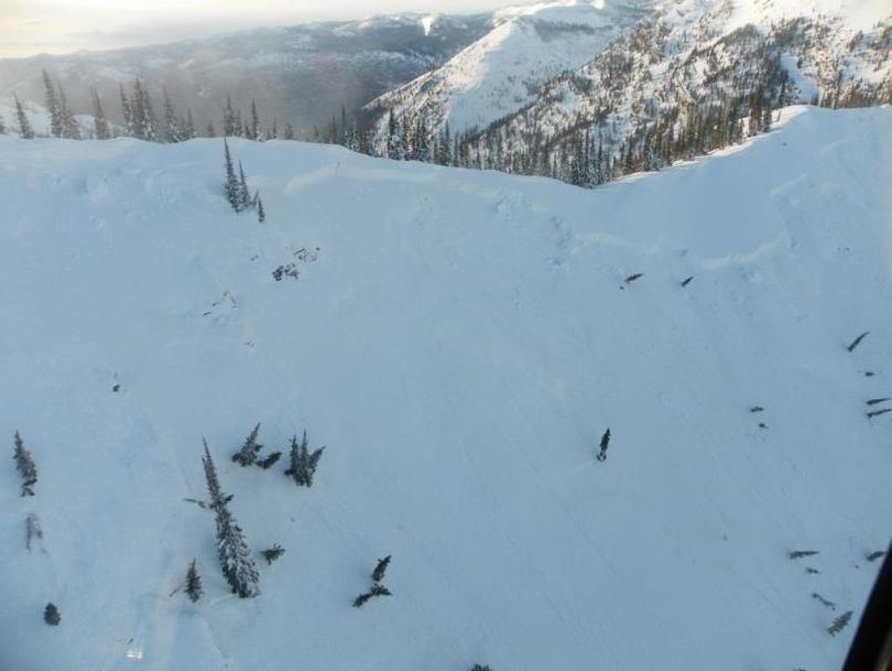 An avalanche in the West Cabinet Mountains near the Idaho-Montana border killed snowmobiler Bryan William Harlow, 49, of Libby. (courtesy)