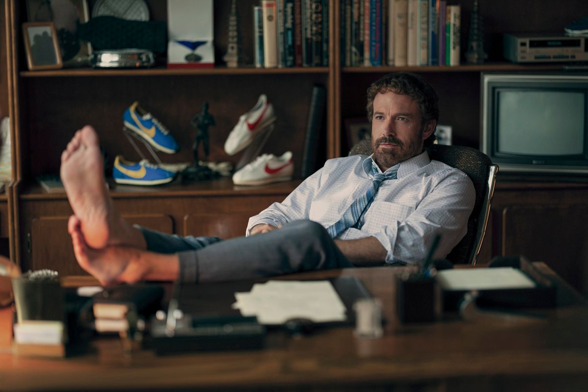 Ben Affleck as Phil Knight in “Air.”  (Prime)