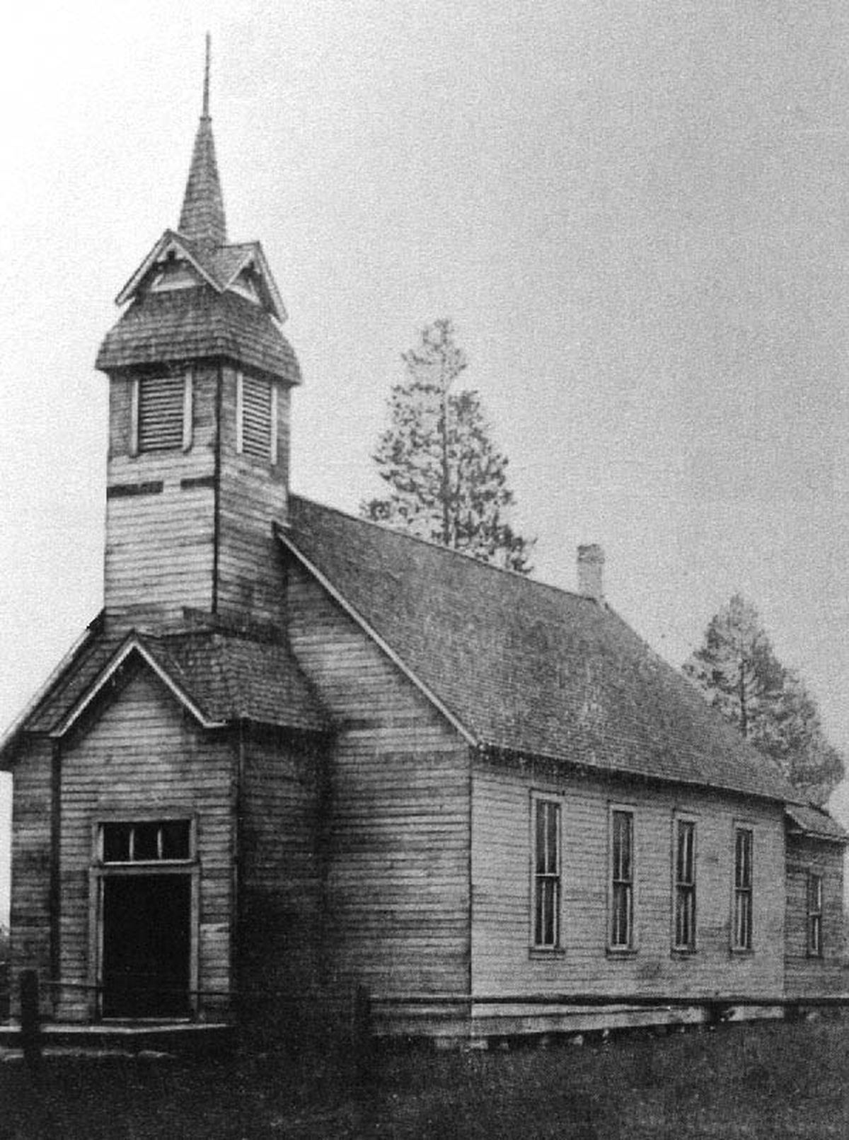 This Athol Baptist church was built in 1901. Courtesy of Bayview Historical Society (Courtesy of Bayview Historical Society / The Spokesman-Review)