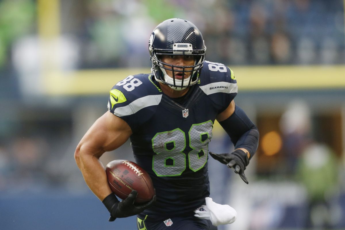 Newcomer Jimmy Graham understands he won’t be getting as many balls as he did in New Orleans, but the ones he gets from Russell Wilson will be important. (Associated Press)