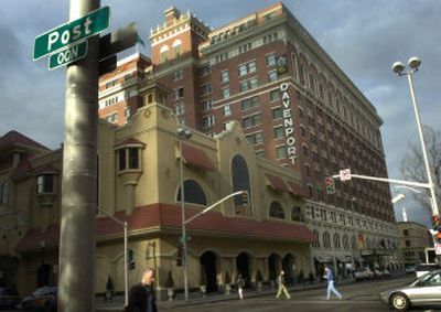 
Davenport Hotel owner Walt Worthy believes his hotel is not getting the correct amount of promotion.
 (The Spokesman-Review)
