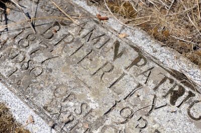 Benjamin Brierley’s grave in Riverside Cemetery says he was the grandson of the  carpenter for Lewis and Clark.jesset@spokesman.com (Jesse Tinsley / The Spokesman-Review)