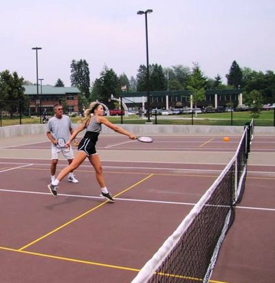 Players participate in a pickleball game last summer at McEuen Park. (Coeur d'Alene Today (file photo))