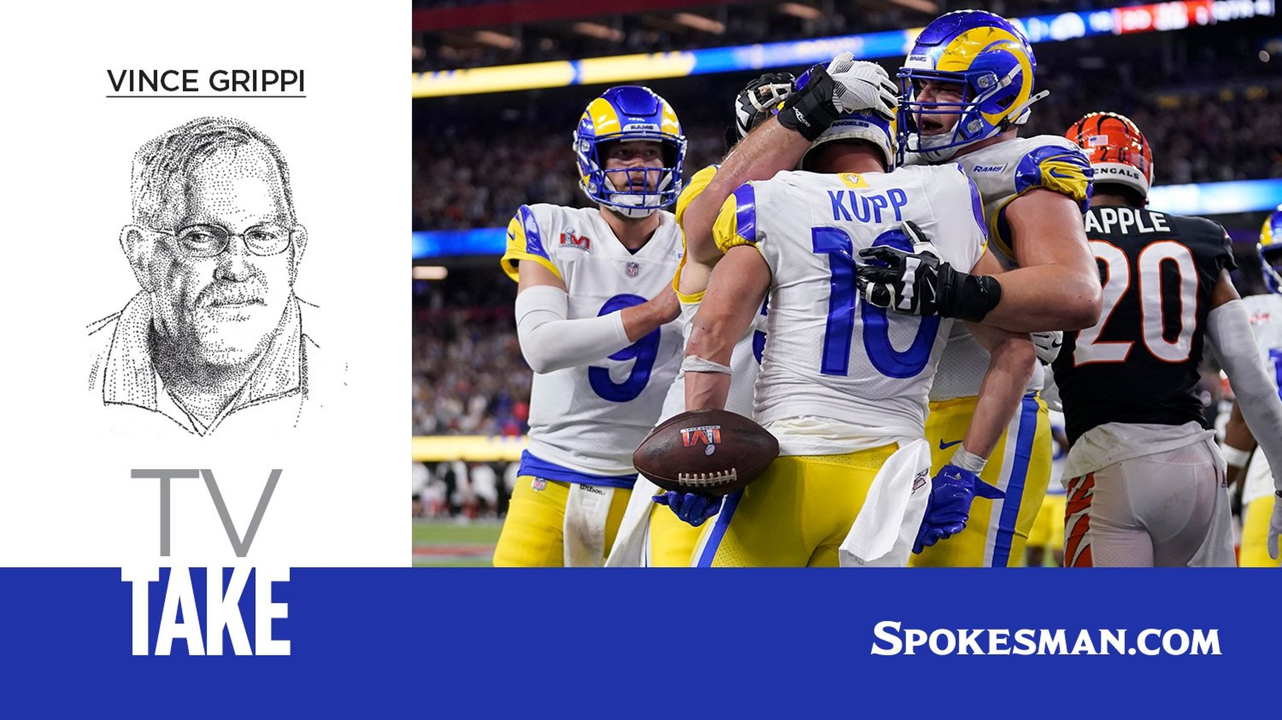 TV Take: Cooper Kupp comes up clutch in memorable final drive to win Super  Bowl MVP