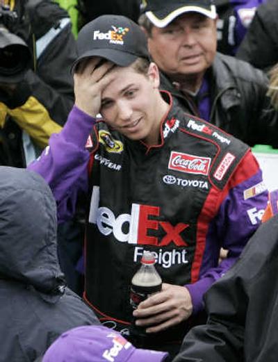 
Denny Hamlin can't believe he finally got over the hump in Sprint Cup Series.Associated Press
 (Associated Press / The Spokesman-Review)