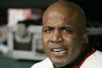 
It could be a little lonely in the dugout for Barry Bonds. 
 (Associated Press / The Spokesman-Review)