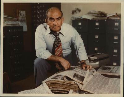 FILE - Actor Ed Asner as Lou Grant in CBS Television Network Presentation (CBS)