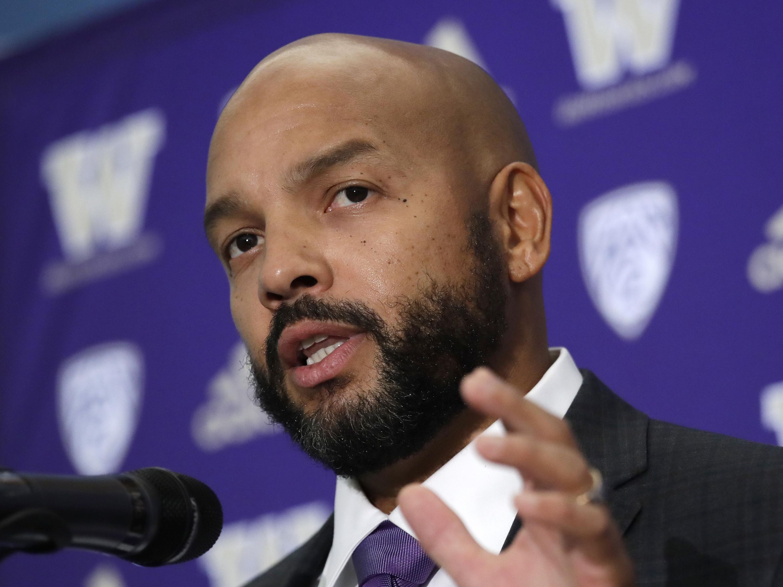 Spokane's Jimmy Lake, Chris Petersen speak before UW coaching change