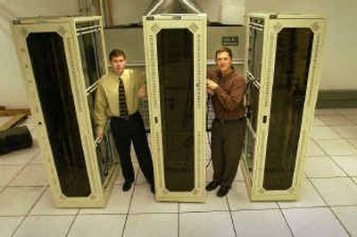 
Steve Tabacek, left, and Ben Cozza of IT-Lifeline in Liberty Lake are ready to provide secure and reliable data backup. Steve Tabacek, left, and Ben Cozza of IT-Lifeline in Liberty Lake are ready to provide secure and reliable data backup. 
 (Brian Plonka/Brian Plonka/ / The Spokesman-Review)