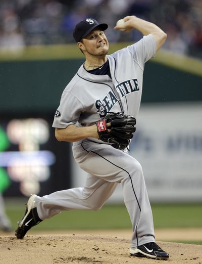 Erik Bedard picked up his first win in nearly two years. (Associated Press)