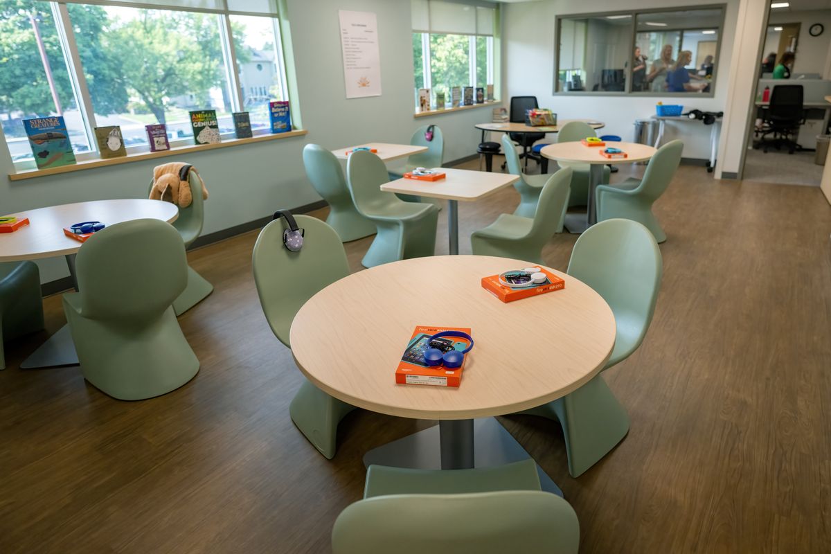 The Providence BEST program held an open house to showcase their newly completed facilities on the Providence Holy Family Hospital campus, Thursday, August 17, 2023. Providence is increasing access to behavioral health treatments for children in the Inland Northwest by expanding its Behavioral and Educational Skills Training (BEST) program. BEST is designed for children ages 7-12 who have behavioral and emotional challenges related to past trauma or mental health issues. The program works to meet the needs of the child while improving their relationships with family and friends and school performance. (COLIN MULVANY/THE SPOKESMAN-REVIEW)