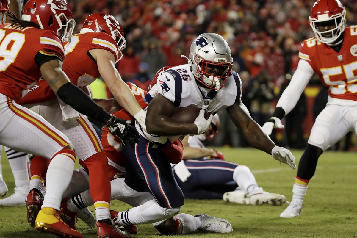 New England Patriots quarterback Tom Brady (12) during the second half of  the AFC Championship NFL football game, Sunday, Jan. 20, 2019, in Kansas  City, Mo. (AP Photo/Jeff Roberson)