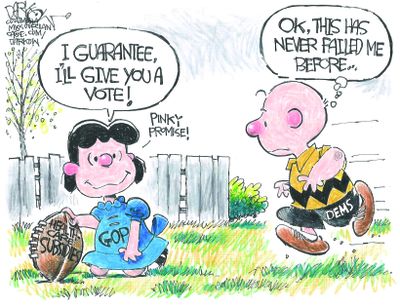 John Darkow cartoon for Friday, Nov. 14, 2025.  (John Darkow/Columbia Missourian)