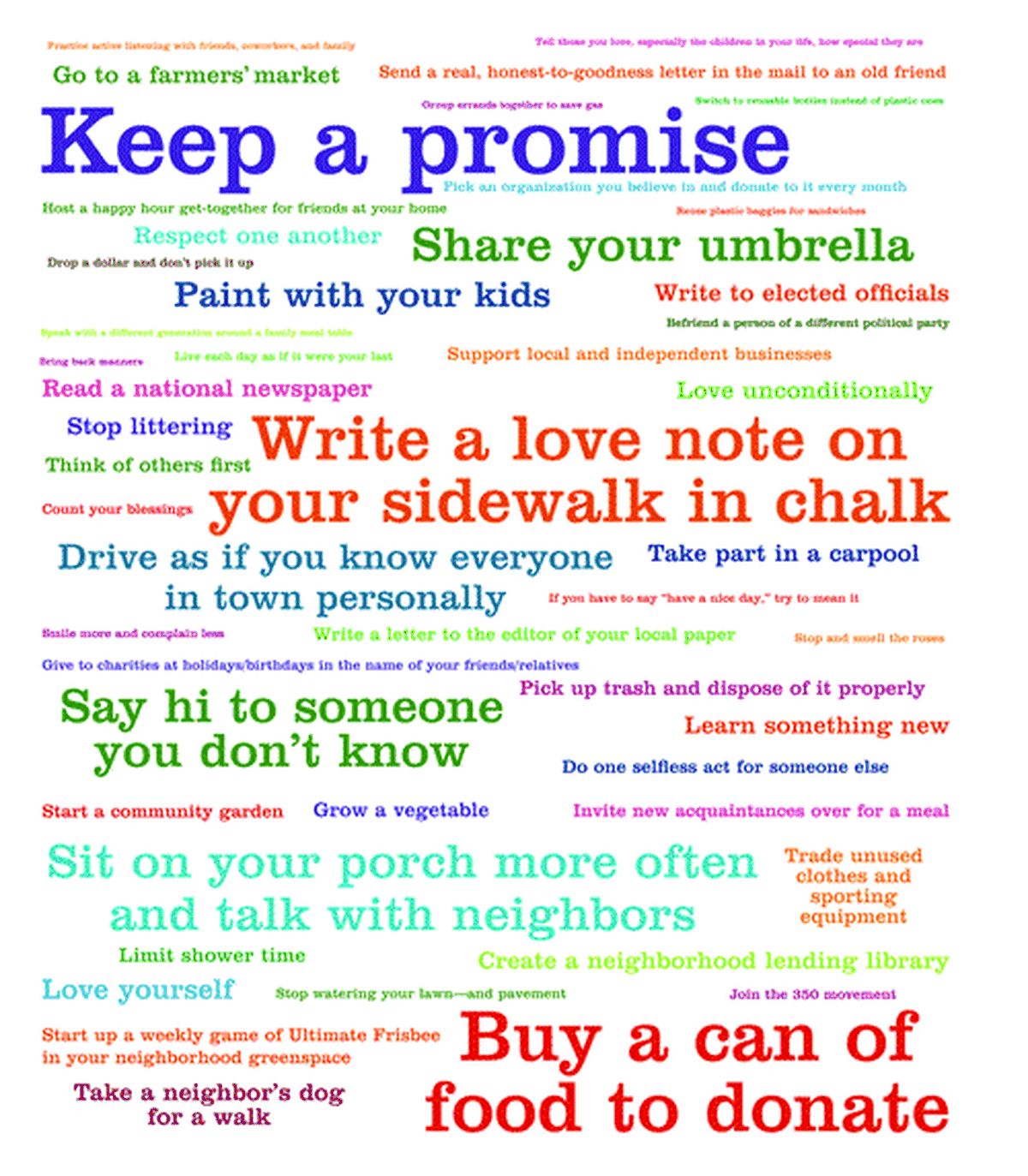 Changing the World One Small Action at a Time: Keep a promise (Chronicle Books)