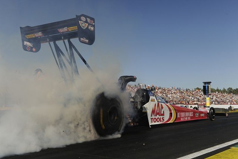 Doug Kalitta leads the Top Fuel field into Sunday's elimination rounds at the NHRA Gatornationals. (Photo courtesy NHRA)