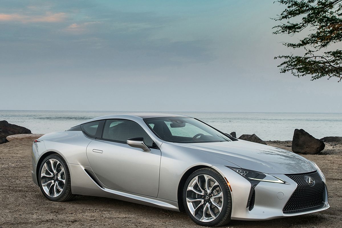 The LC’s wasp-waisted contours, frankly Italianate surfaces and video-game futurism, culminate in Lexus’s most compelling design this side of the LFA supercar. (Lexus)