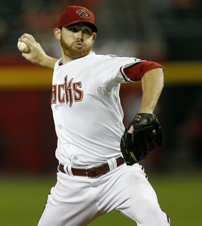 Arizona’s Ian Kennedy wins 20th game on Monday. (Associated Press)