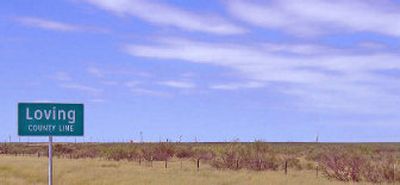 
Long on oil, short on congestion, Loving County, Texas, is the least densely populated county in the Lower 48. 
 (photos by John Deiner The Washington Post / The Spokesman-Review)