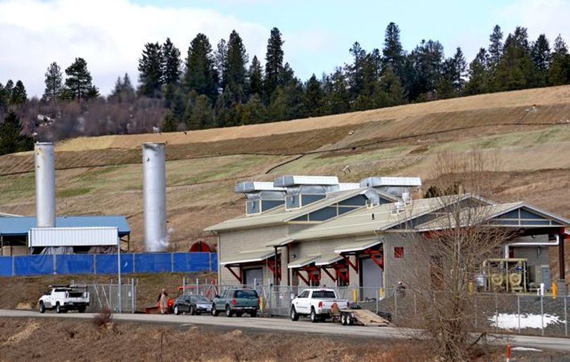 The new power plant at the Fighting Creek landfill in Kootenai County (Kootenai Electric Cooperative)