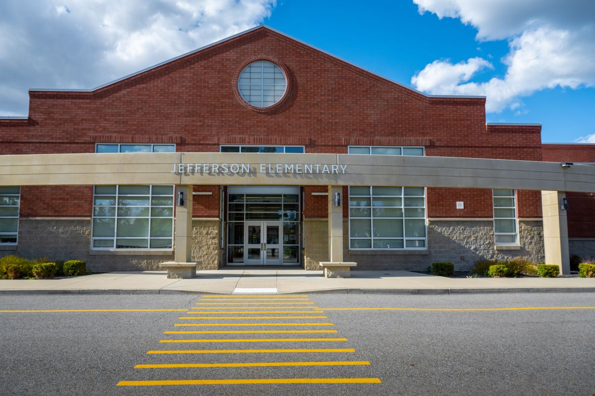 Jefferson Elementary photographed, Tuesday, May 10, 2022.  (COLIN MULVANY/THE SPOKESMAN-REVI)