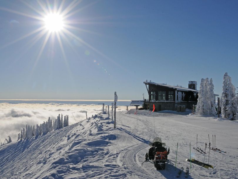 Sky House sits atop the summit at Schweitzer Mountain ski area in Sandpoint. (Courtesy of Schweitzer)