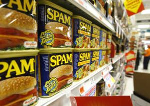 
Cans of Spam line the shelves at a store in Berlin, Vt. Sales of Spam are rising as consumers turn more to lunch meats and lower-cost foods as a way of stretching their  already stretched food budgets. Associated Press photos
 (Associated Press photos / The Spokesman-Review)