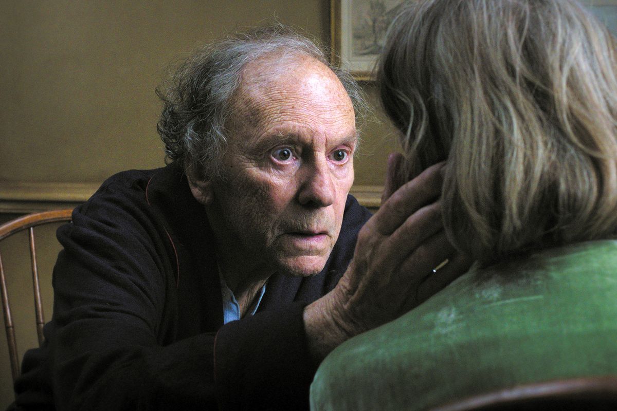 Jean-Louis Trintignant in a scene from the Austrian film “Amour.”