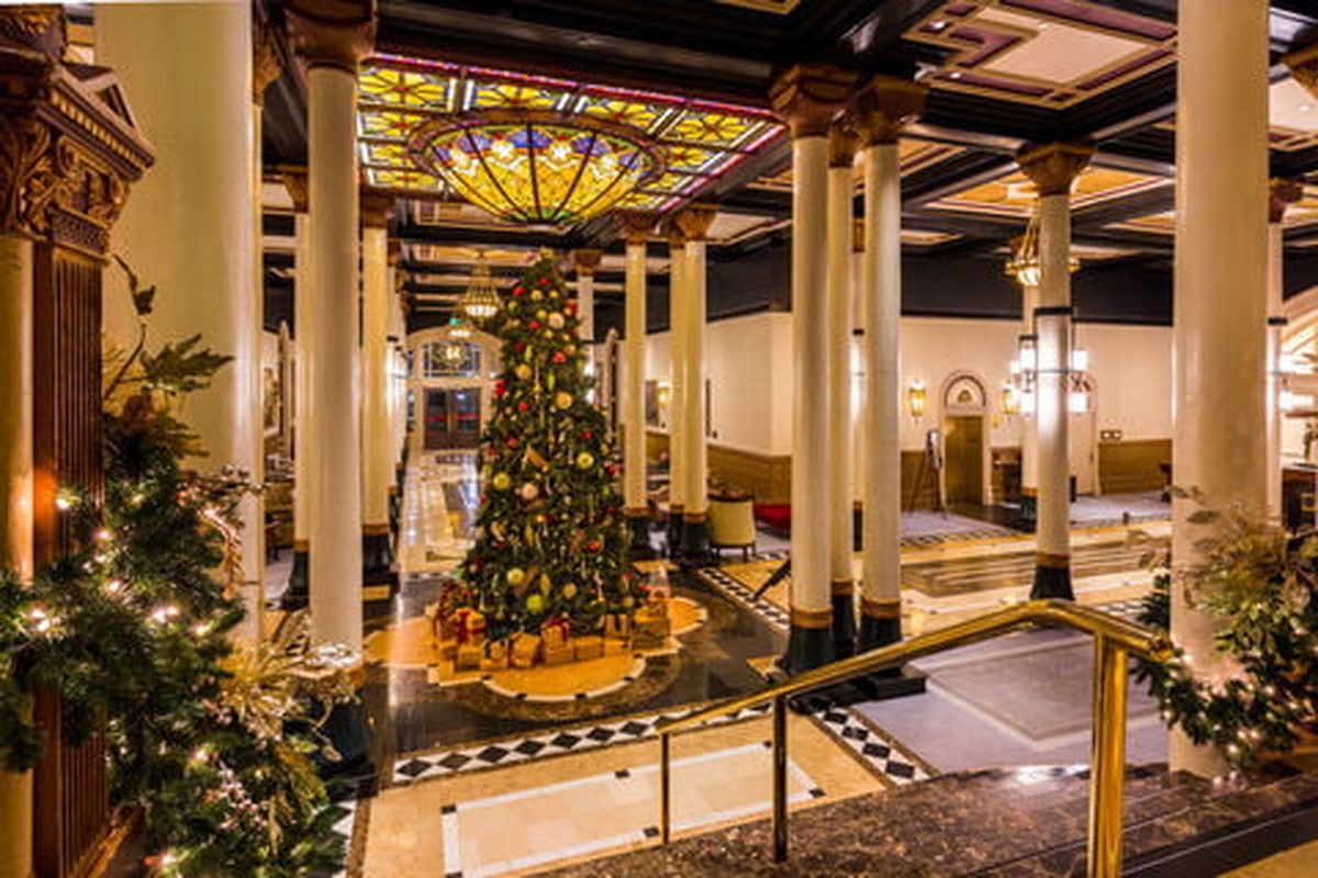 The ornate lobby of the Driskill Hotel built in 1886 by wealthy cattle baron Jesse Driskill. (Dreamstime/TNS)  (Dreamstime/Dreamstime/TNS)