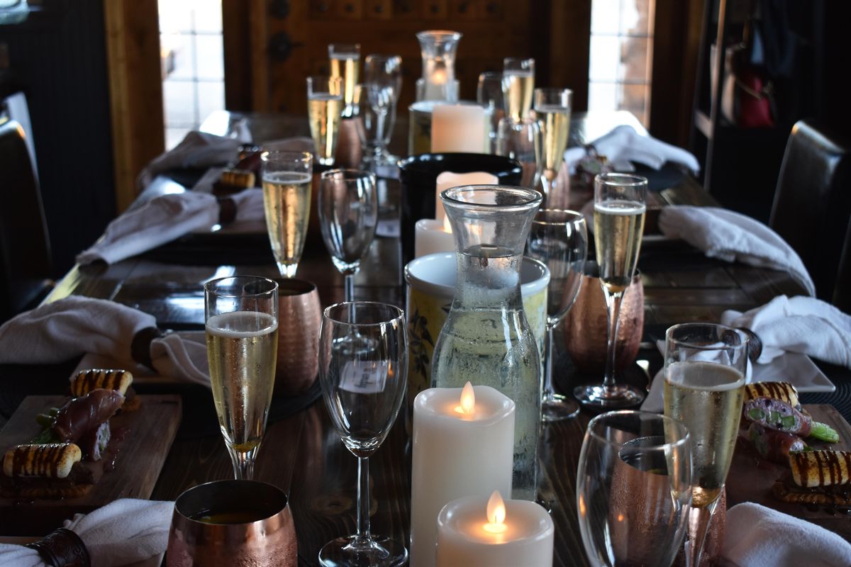Dinner at Candle in the Woods in Athol can be an elegant and celebratory affair. (Don  Chareunsy / The Spokesman-Review)