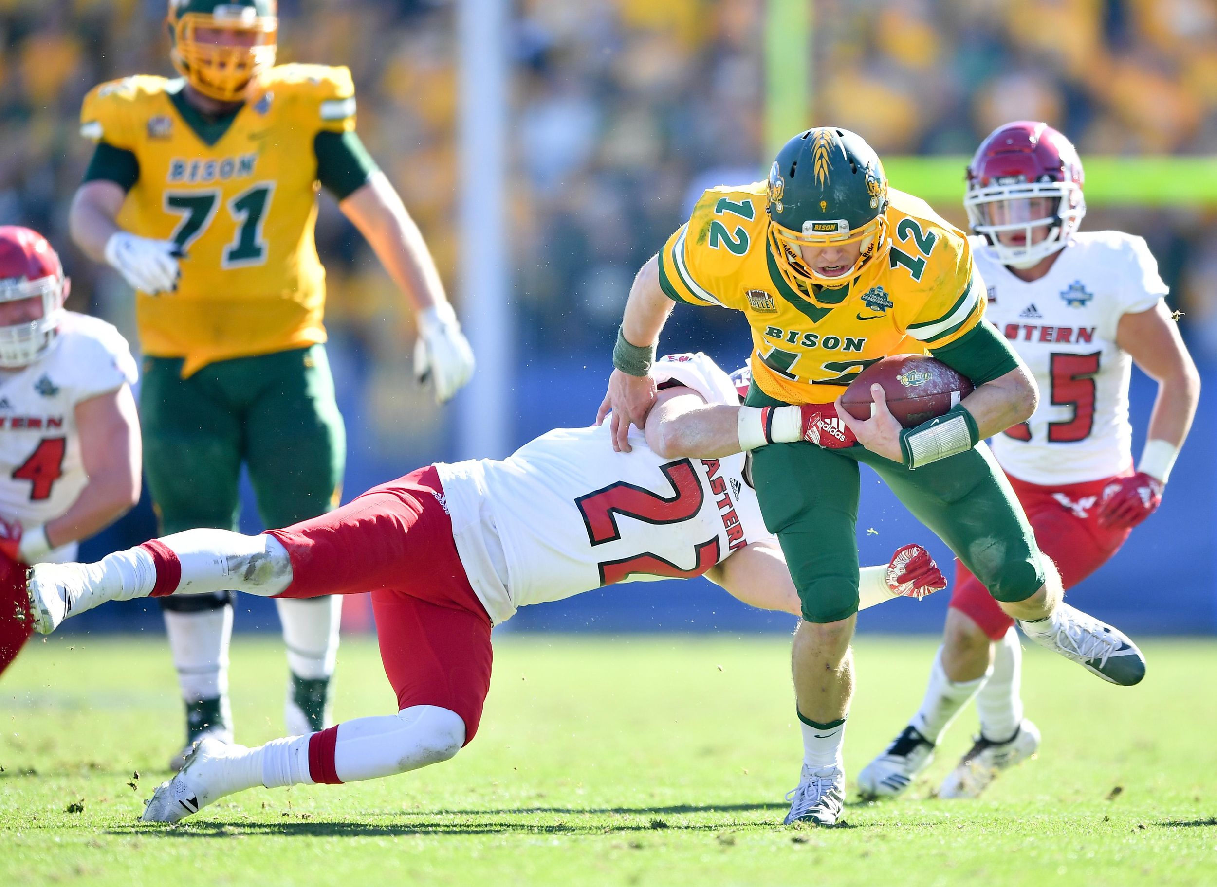 NDSU Bison Football Fans - Easton Stick on NOW. NFL Network and sportsurge.net