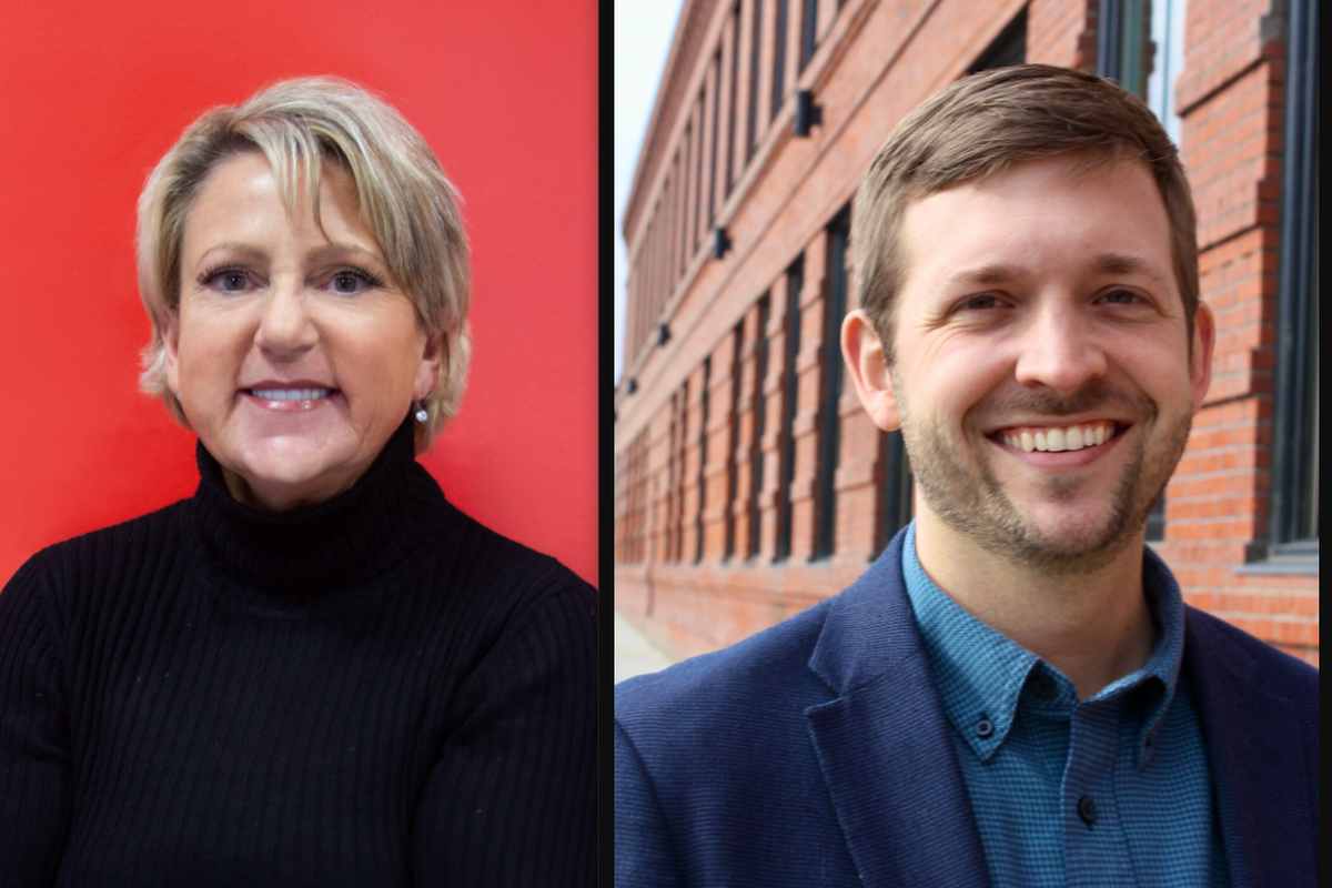 Republican Kim Plese and Democrat Chris Jordan are facing off in the race for Spokane County Commission District 1.  (Courtesy photos)