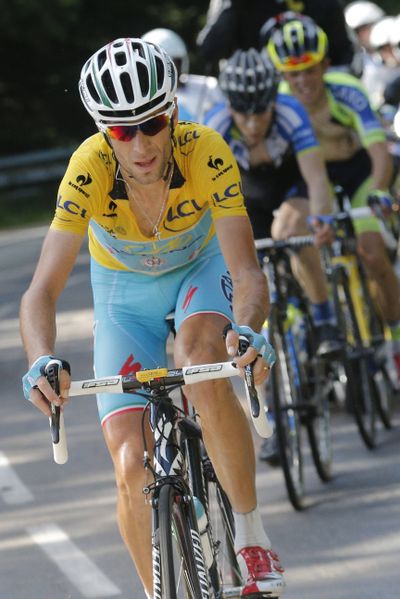 Tour de France leader Vincenzo Nibali has been dominant in the mountain stages. (Associated Press)