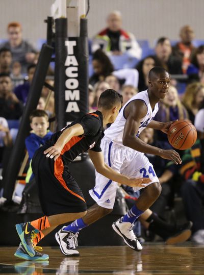 Federal Way’s Viont’e Daniels was state’s 4A player of year. (Associated Press)