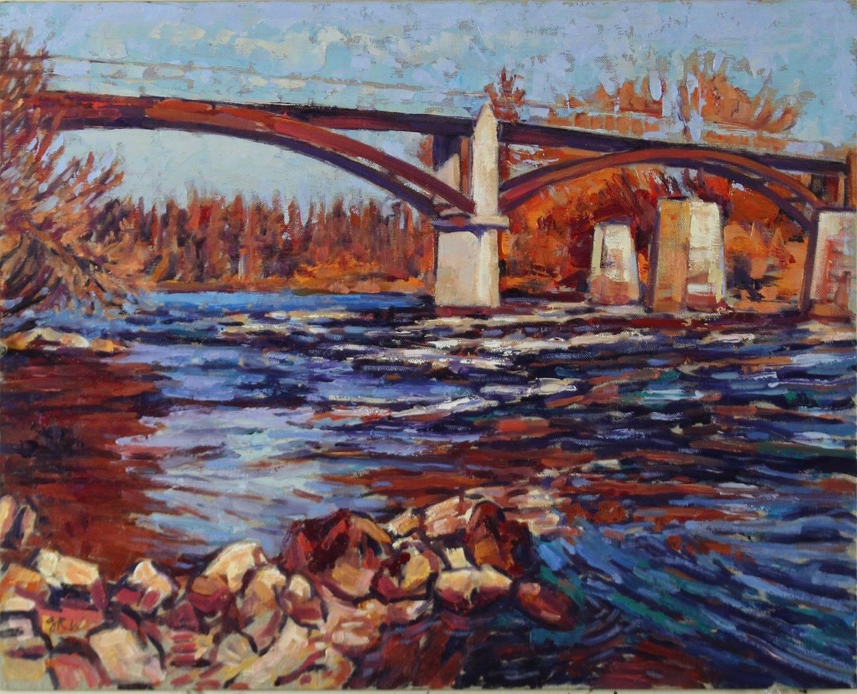 Gordon Wilson captured a view of the Sandifur Bridge in People’s Park.  (Courtesy photo)