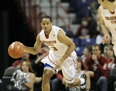 Washington State's Reggie Moore was 3 of 18 in the Cougars’ first two Pac-10 games this season.  (Dan Pelle)